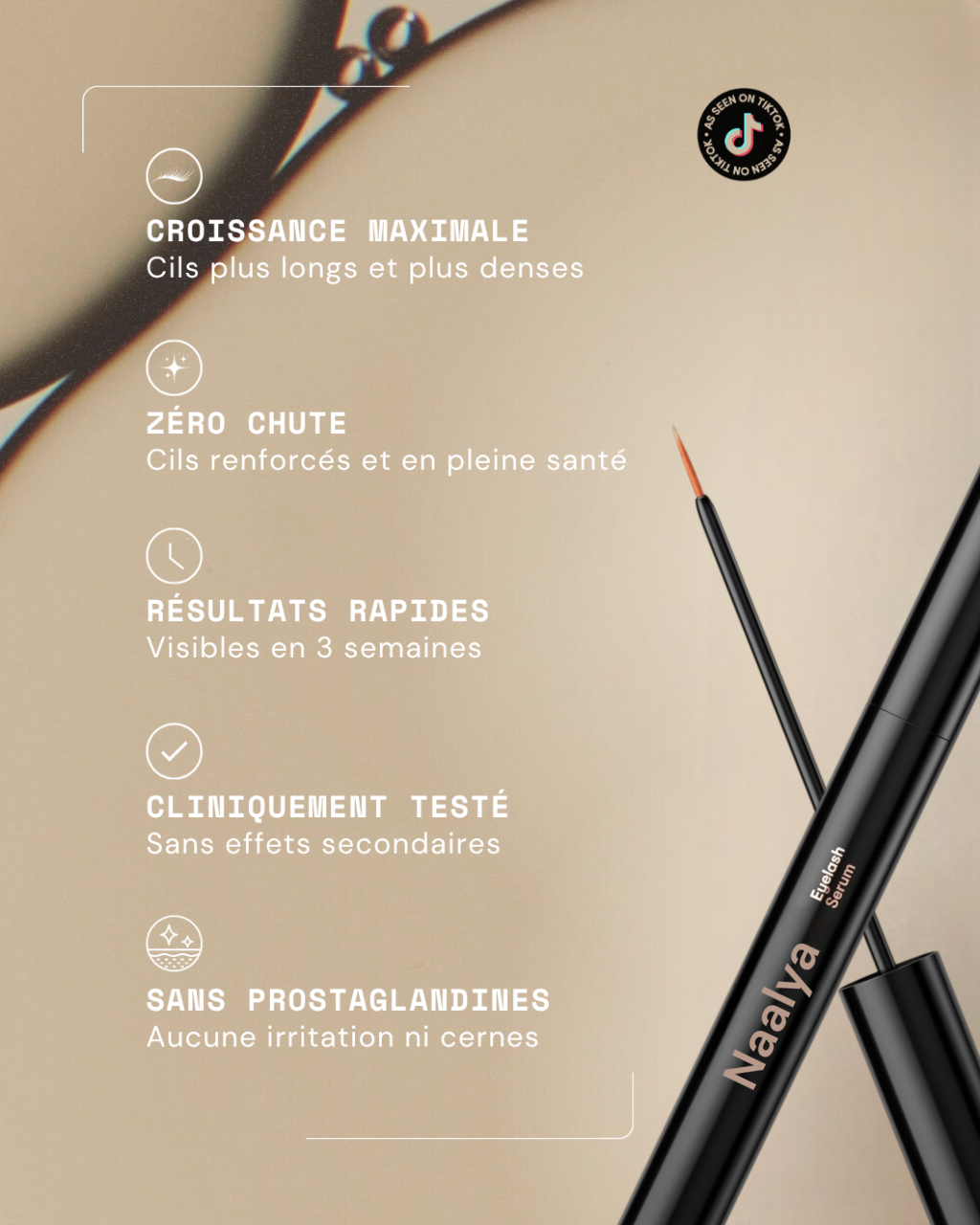 NAALYA – Sérum Cils | Force & Longueur